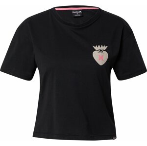Hurley Funkční tričko 'OCEANCARE HOPE' světle šedá / růžová / černá