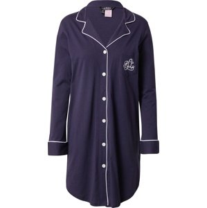Lauren Ralph Lauren Noční košilka námořnická modř / bílá