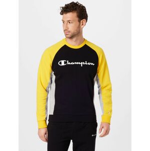 Champion Authentic Athletic Apparel Mikina žlutá / černá / bílá