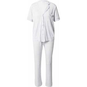 Women' Secret Pyžamo stříbrně šedá / přírodní bílá