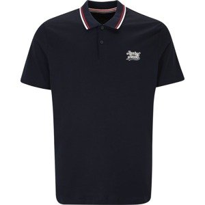 Jack & Jones Plus Tričko 'TREVOR' námořnická modř / červená / bílá