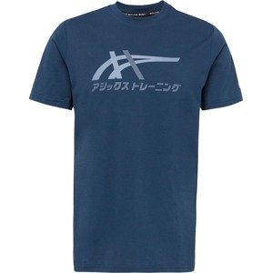 ASICS Funkční tričko 'TIGER' světlemodrá / tmavě modrá