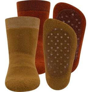 EWERS Ponožky medová / rezavě červená