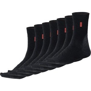 H.I.S Ponožky červená / černá