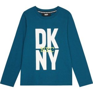 DKNY Tričko modrá / žlutá / bílá
