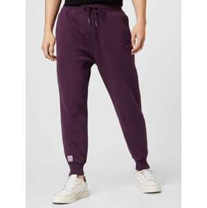 Abercrombie & Fitch Kalhoty tmavě fialová