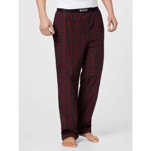 BOSS Black Pyžamové kalhoty 'Easy'  červená / černá / bílá