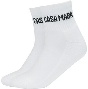 Casa Mara Ponožky 'CM' bílá