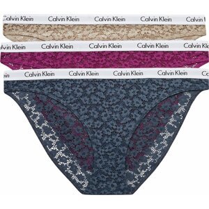 Calvin Klein Underwear Kalhotky béžová / chladná modrá / pink / bílá