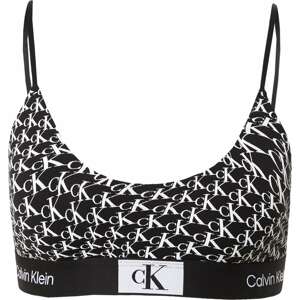 Calvin Klein Underwear Podprsenka 'Ck96 Unlined' černá / bílá
