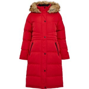 Threadbare Zimní kabát 'Arnie' světle hnědá / červená / černá
