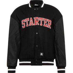Starter Black Label Přechodná bunda červená / černá / bílá