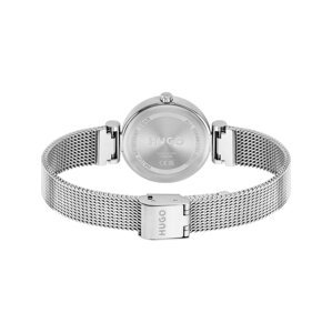 HUGO Analogové hodinky stříbrná