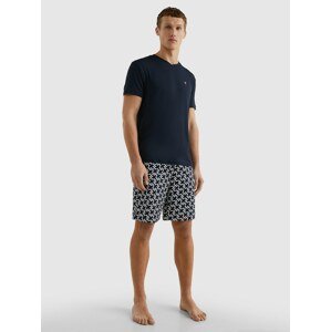 Tommy Hilfiger Underwear Pyžamo krátké noční modrá / červená / černá / bílá