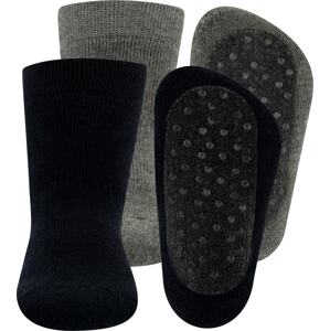EWERS Ponožky marine modrá / šedá