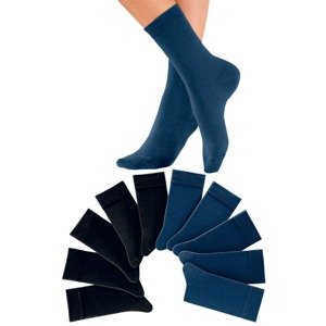 H.I.S Ponožky  modrá / černá