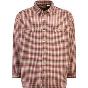 Levi's® Big & Tall Košile krémová / kaštanově hnědá / šedý melír / červená