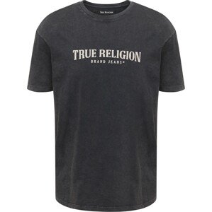 True Religion Tričko černá džínovina / bílá