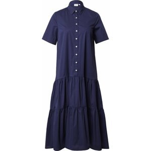 Emily Van Den Bergh Košilové šaty námořnická modř