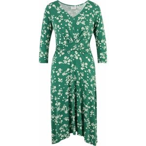 Wallis Petite Šaty zelená / bílá