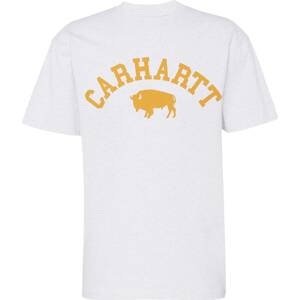 Carhartt WIP Tričko hořčicová / šedý melír