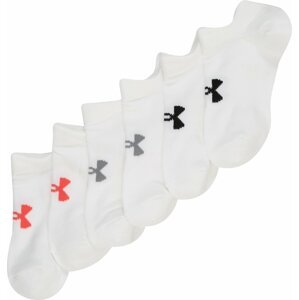 UNDER ARMOUR Sportovní ponožky šedá / korálová / černá / bílá
