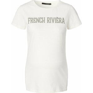 Supermom Tričko 'French Rivera' šedá / bílá