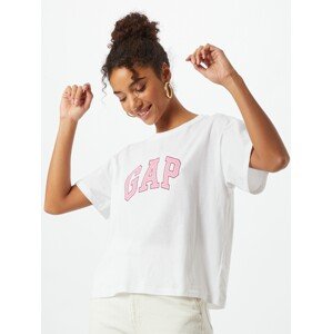 GAP Tričko pink / bílá