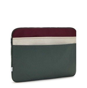KIPLING Taška na notebook krémová / tmavě šedá / tmavě zelená / bordó / černá
