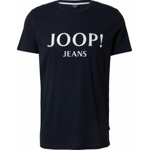 JOOP! Jeans Tričko 'Alex' tmavě modrá / bílá