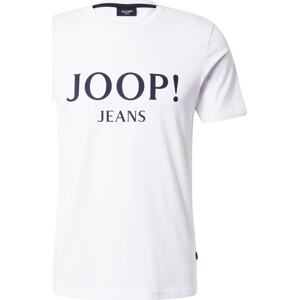 JOOP! Jeans Tričko 'Alex' černá / bílá