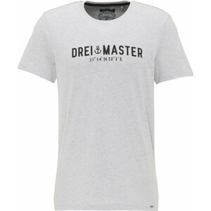 DreiMaster Vintage Tričko šedá / černá