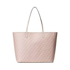Lauren Ralph Lauren Nákupní taška 'Collins' pitaya / světle růžová / bílá
