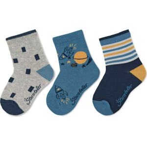 STERNTALER Ponožky námořnická modř / mix barev