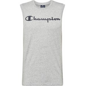 Champion Authentic Athletic Apparel Tričko šedý melír / černá