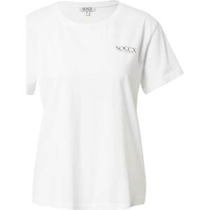 Soccx Tričko černá / bílá