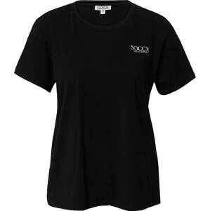 Soccx Tričko černá / bílá