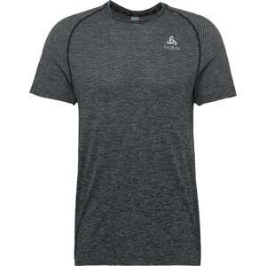 ODLO Funkční tričko 'Essential Seamless' šedý melír / bílá