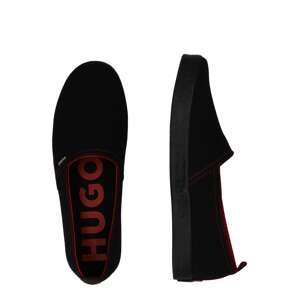 HUGO Slip on boty 'Slon' červená / černá / bílá