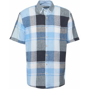 Jack's Košile marine modrá / světlemodrá / šedý melír / bílá