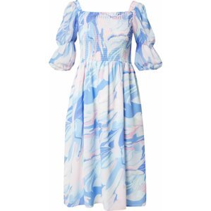FRENCH CONNECTION Šaty 'VERONA' modrá / světlemodrá / růžová