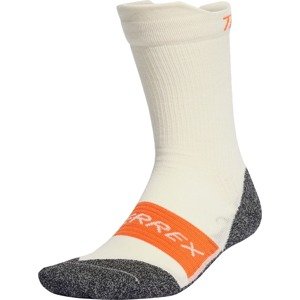 ADIDAS TERREX Sportovní ponožky šedý melír / oranžová / bílá