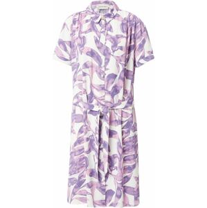 Fabienne Chapot Košilové šaty fialová / tmavě fialová / bílá