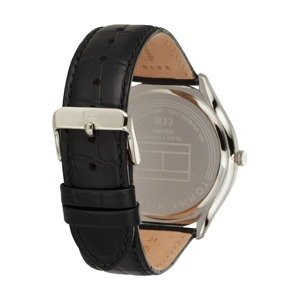 TOMMY HILFIGER Analogové hodinky černá / stříbrná