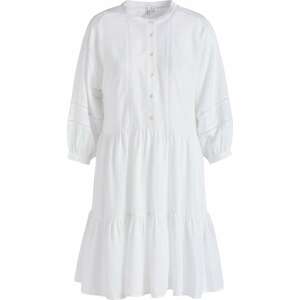 khujo Košilové šaty 'Crepes' bílá