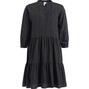 khujo Košilové šaty 'Crepes' černá