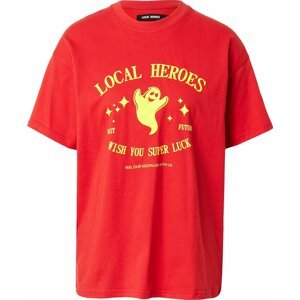 LOCAL HEROES Tričko žlutá / červená