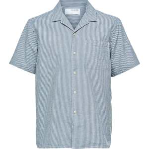 SELECTED HOMME Košile 'Ray' noční modrá / bílá