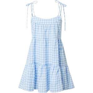 MINKPINK Letní šaty 'THEA' světlemodrá / bílá