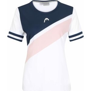 HEAD Funkční tričko námořnická modř / pastelově růžová / bílá